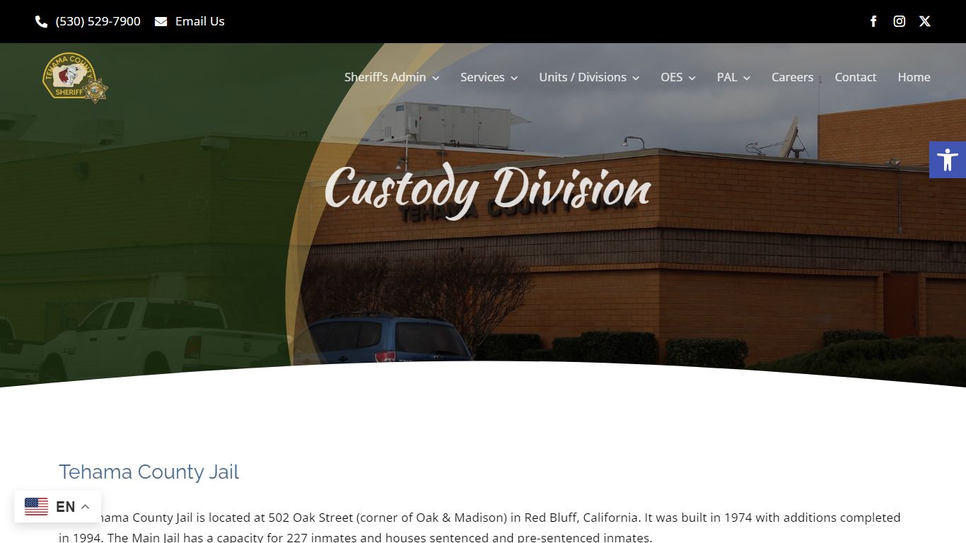 Custody Division - Tehama County Sheriff’s Office